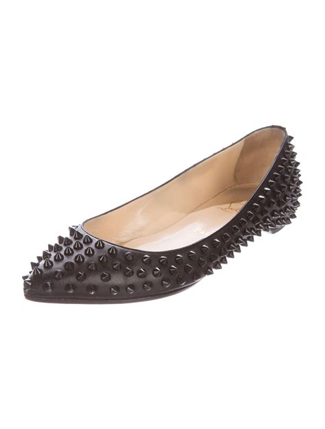 christian louboutin spiked flats.